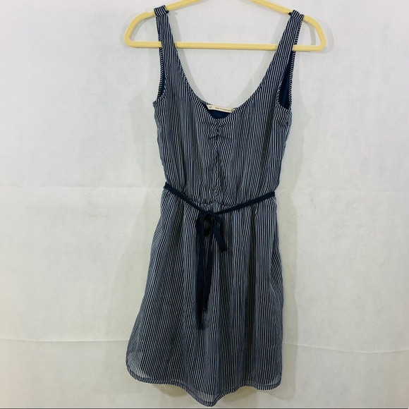 Zara Dresses & Skirts - Zara TRF collection blue and white pinstripe dress